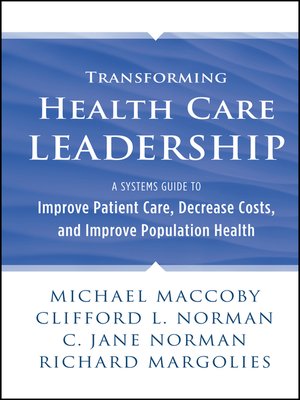 cover image of Transforming Health Care Leadership